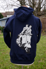 Ladies' 'Faro Basso' Classic Navy Hoody