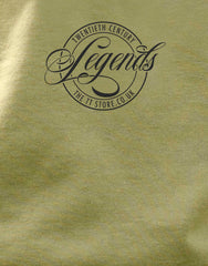 Men’s Olive sweatshirt featuring a Brough Superior SS100