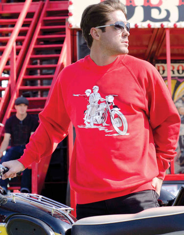 60th commemoration Sweater featuring the Bonneville T120