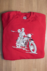 60th commemoration Sweater featuring the Bonneville T120