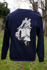 Ladies' 'Faro Basso' Lightweight Classic Navy Sweatshirt