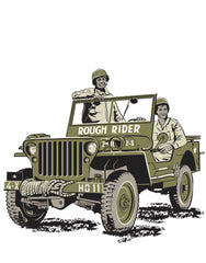 Jeep T-Shirt –  WW2 icon and a D-Day hero