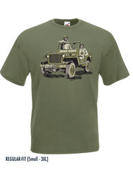 Jeep T-Shirt –  WW2 icon and a D-Day hero