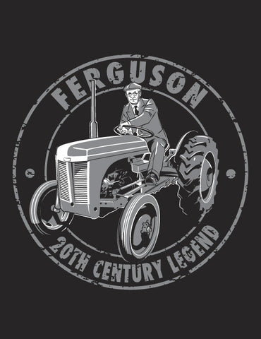 Ferguson TE20/TO20 T-Shirt in 100% cotton light graphite colour